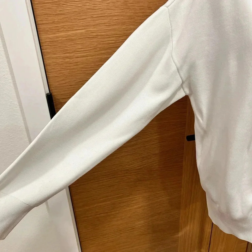 SANDRO | Reynold logo-embroidered zip-up hoodie | White | XL | NWT - Picture 4 of 9